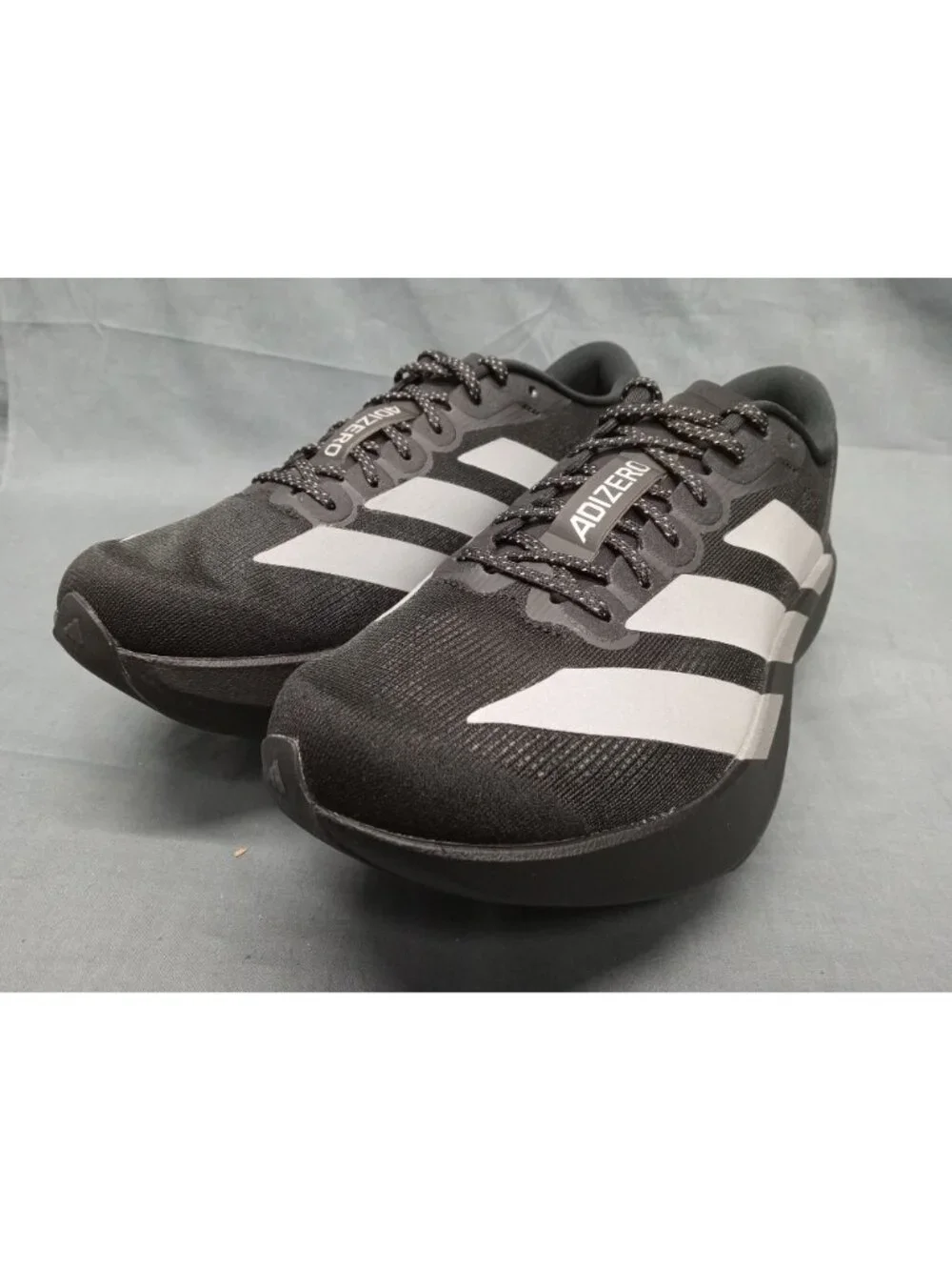 Adidas Adizero Evo SL J (GS) Black Silver Reflect KK3653 Boy Size 5.5 NEW NO BOX
